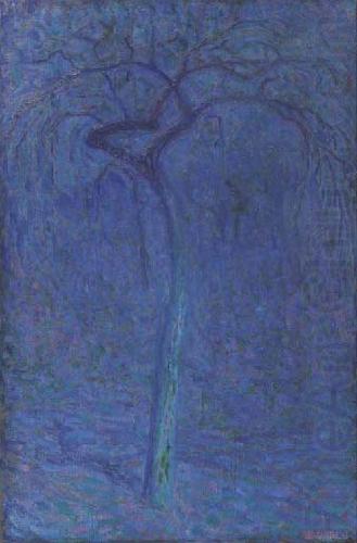 Boom in maanlicht, Leo Gestel